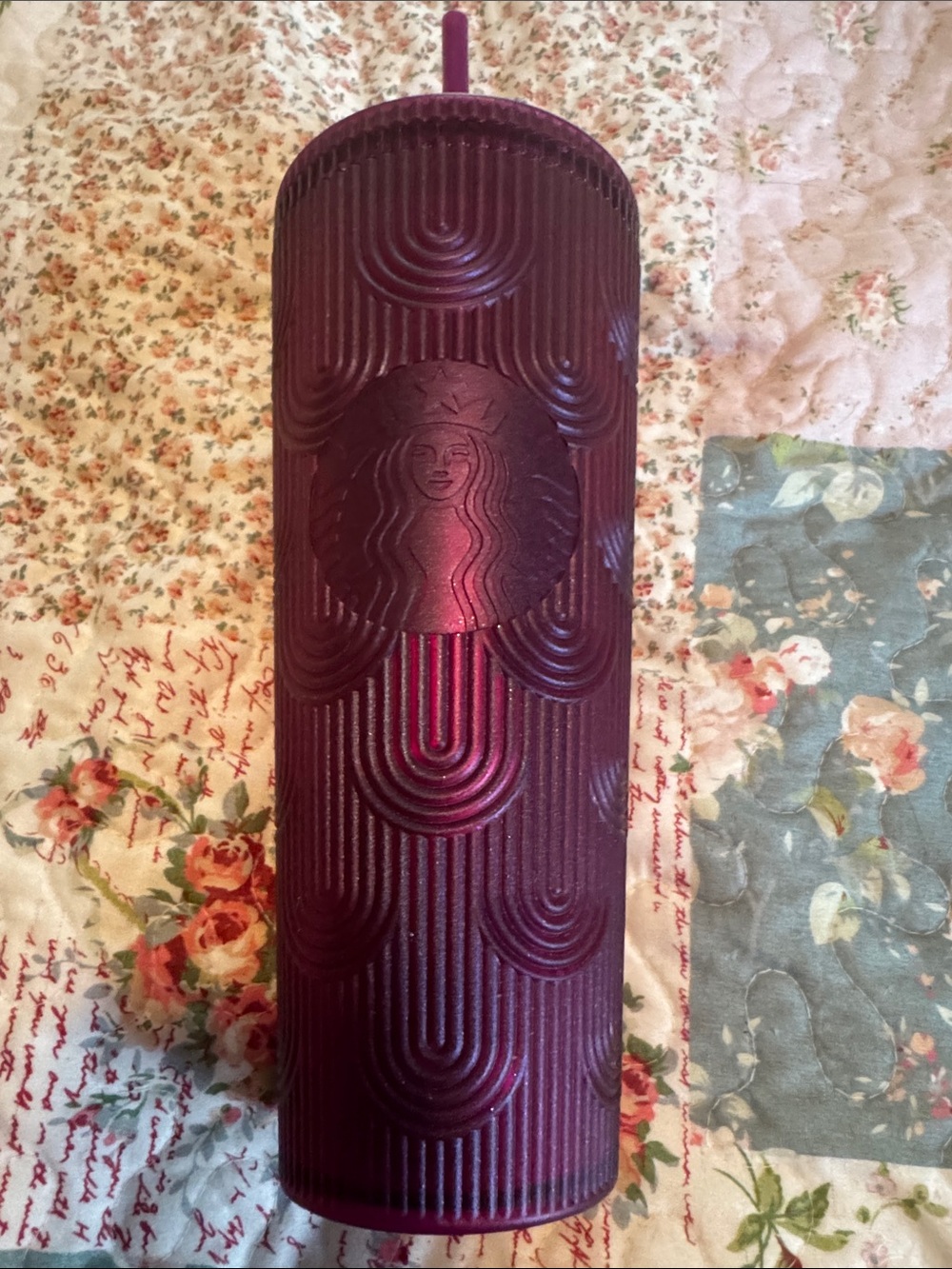 Starbucks Textured Travel Tumbler - Plum